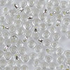 Rocailles crystal mit Silbereinzug 2,1mm 20g