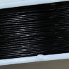 Schmuckdraht, schwarz 0,45mm, kunststoffummantelt 2m