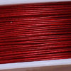 Schmuckdraht, rot 0,45mm, kunststoffummantelt 2m