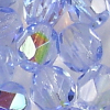 Glasschliffperlen 4 mm hell blau AB