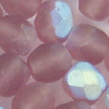 Glasschliffperlen 4 mm amethyst matt AB