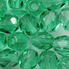 Glasschliffperlen 4 mm smaragd