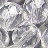 Glasschliffperlen 6 mm crystal