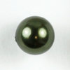 Swarovski 5810 Crystal Pearls 10 mm Dark Green Pearl (SF)