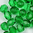 Glasschliffperlen 3 mm flaschengrün