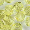 Glasschliffperlen 6 mm hell gelb