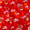 Rocailles hell rot mit Silbereinzug 2,1mm 20g