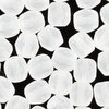 Glasschliffperlen 4 mm crystal seidenmatt
