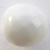 Glasschliffperlen 12 mm  weiß