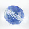 Glasschliffperlen 12 mm blau AB