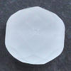 Glasschliffperlen 12 mm crystal matt