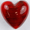 Herz rot marmoriert Ø 21mm, 1 Stück