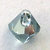 Swarovski Perlen 6301 Doppelkegel 6 mm quer gebohrt aquamarine satin