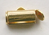 Endstück für Mehrstrangketten oder- Armbänder 10 mm goldfarbig, 2 Stück
