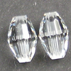 Swarovski Perlen 5200 Oliven  7,5 x 5 mm crystal