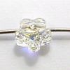 Swarovski Perlen 5744 Blüte, quer gebohrt  6 mm crystal AB