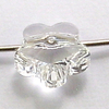 Swarovski Perlen 5744 Blüte, quer gebohrt  8 mm crystal