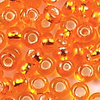 Rocailles orange mit Silbereinzug 2,3 mm  20g