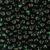 Rocailles dunkel grün mit Silbereinzug 2,1 mm 20g