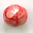 Glasschliffperlen 8 mm rot-weiß marmoriert