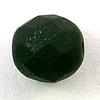 Glasschliffperlen 8 mm schwarz matt
