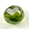 Glasschliffperlen 8 mm oliv satin