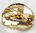 Swarovski Perlen 5621 Twist Bead 14 mm crystal golden shadow