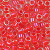 Toho Treasures 11/0 Fb-Nr. 185  crystal gelüstert - rot-pink Farbeinzug  5g