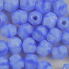 Glasschliffperlen 4 mm blau silk