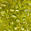 Rocailles oliv mit Silbereinzug 3,5mm 20g