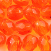 Glasschliffperlen 3 mm orange