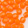 Glasschliffperlen 4 mm orange opak