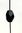 Glasschliffperlen schwarz oliven 8 x 5 mm, 25 Stück
