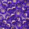 Toho Rocailles 8/0  Fb-Nr. 2224°*  Purple mit Silbereinzug  10g