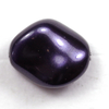 Swarovski 5826 Crystal Pearls, gedreht  9 x 8 mm Dark Purple Pearl