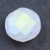 Glasschliffperlen 10 mm crystal matt AB