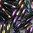 Stifte 6 x 2 mm lila iris metallic, gedreht 20g