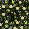 Rocailles dunkel oliv mit Silbereinzug 4,0mm 20g