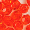 Glasschliffperlen 6 mm orange