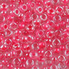 Rocailles crystal gelüstert - pink Farbeinzug 2,1mm 20g