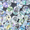 SuperDuo Beads crystal AB 2,5 x 5mm  10g