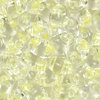 Preciosa Twin™ beads crystal - hell gelber Farbeinzug (Terra Pearl)  2,5 x 5mm  10g