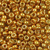 Miyuki Perlen 11/0 Rocailles 4203ᴽ yellow gold duracoat galvanized 10g