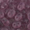 SuperDuo Beads amethyst matt  2,5 x 5mm  10g