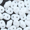 SuperDuo Beads weiß 2,5 x 5mm  10g