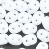 SuperDuo Beads weiß opak matt 2,5 x 5mm  10g