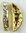 Preciosa Strass-Halfmoon 19x7 mm, mit 2 Löchern crystal-gold, 2 Stück