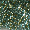 Toho Hex-Cut Perlen 11/0  Fb-Nr. 990 hell aqua Goldeinzug 10g