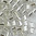 Toho Hex-Cut Perlen 8/0 Fb-Nr. 21° crystal mit Silbereinzug 10g