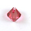Swarovski Perlen 6301 Doppelkegel 8 mm quer gebohrt indian pink